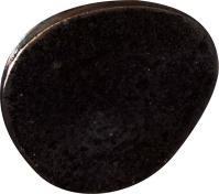 Knop in ijzer zwart 38x31mm